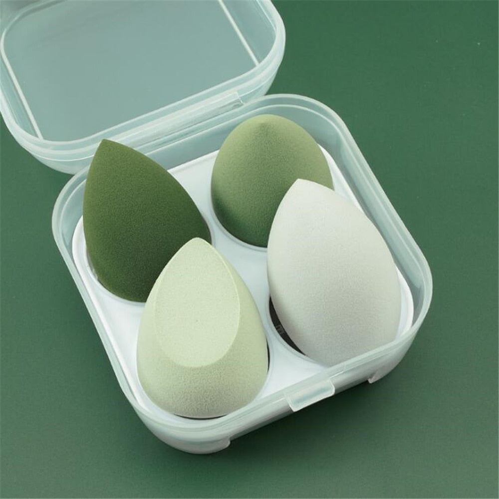 BEAUTY BLENDERS 3/4pcs Makeup Sponge Blender Beauty Egg Cosmetic Puff Foundation Sponges Powder Puffs Women Make Up Accessories Beauty Tools